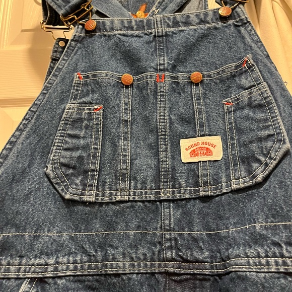 Round House Men's Classic Blue Denim Overalls - Picture 1 of 9